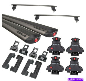 [tLA 12-18̃[tbNNXo[ݕJbNוLbgpg^vEXV Rola Roof Rack Cross Bars For 12-18 Toyota Prius V For Cargo Kayak Luggage Kit