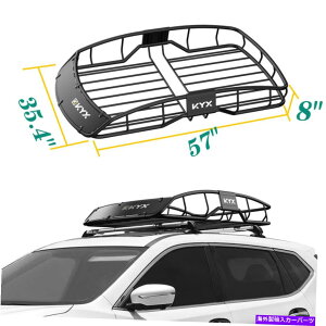 [tLA [tbNoXPbggbvוLAJ[Sz_[jo[TSUVgbNԗs Roof Rack Basket Top Luggage Carrier Cargo Holder Universal SUV Truck Car Travel