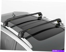 ルーフキャリア タートルエア2ルーフラック、三菱アウトランダースポーツのためのクロスバーブラックカラー Turtle AIR2 Roof Rack, Cross Bar Black Color for Mitsubishi Outlander Sport