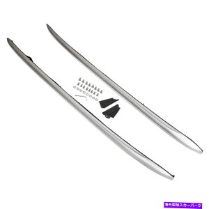 [tLA 2xA~jE\ȃ[t[bNTCho[165|hőz_pCbg16-20 2x Aluminum Adjustable Roof Rail Rack Side Bars 165lbs Max for Honda Pilot 16-20