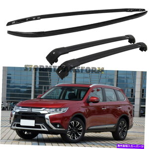 [tLA OHAEg_[̃[tbN[2013-2021NXo[וA~jE Roof Rack Rails For Mitsubishi Outlander 2013-2021 Cross Bars Baggage Aluminum