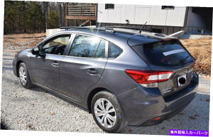 [tLA tBbg; 2022XoCvbT5 DRATCh[[t[AbNAubNpE_[R[eBO Fits; 2022 Subaru Impreza 5 DR, Side Rally Roof Rails,Rack,Black Powder Coated