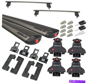 [tLA 12-18̃[tbNNXo[vEXv 8ݕJbNpוpbNRA Rola Roof Rack Cross Bars For 12-18 Prius V 8 Lock Cores For Cargo Kayak Luggage