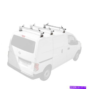 ���[�t�L�����A 2013�N��NV200�z���C�g������3�̃N���X�o�[�ݕ��o�����[�t���b�N 3 Cross Bars Cargo Van Roof Racks for 2013-On NV200-White