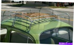 ルーフキャリア シルバーフレームルーフラック、タイプ1バグ1949-1977、スーパーバグ1971-77と互換性 Silver Frame Roof Rack, Compatible with Type 1 Bug 1949-1977, Super Bug 1971-77