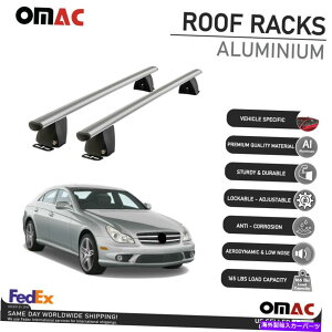 [tLA ZfXCLSNX2005-2011̌Œ|CgNXo[[tbNLA[ Fixed Point Cross Bar Roof Rack Carrier Rail For Mercedes CLS Class 2005-2011