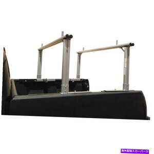 [tLA A~jEgbNbNjo[T\ȃm[hCXg[400|he Aluminum Truck Rack Universal Adjustable No-Drill Install 400 LBS Capacity
