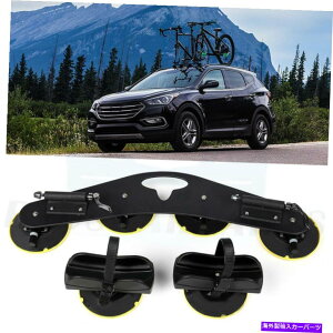 [tLA 2-]ԋzݕ[tgbvNCbNCX^[V[tbNA~jEubN 2 - Bike Suction Cargo Roof-top Quick Installation Roof Rack Aluminum Black