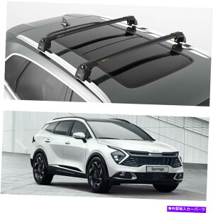 [tLA ^[gubNGAV2 KIA Sportage SX 2023pĩ[tbNNXo[ Turtle Black Air V2 High Quality Roof Rack Cross Bar for Kia Sportage SX 2023