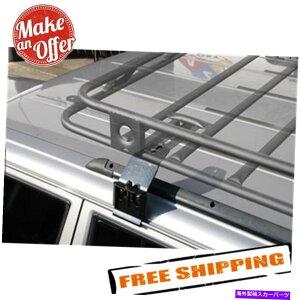 ���[�t�L�����A SMITTYBILT HD-8 DEFENDER���b�N���[�t���b�N�p�̃��C���K�^�[�N�����v Smittybilt HD-8 Rain Gutter Clamps for Defender Rack Roof Rack�y���s�A���i�z