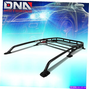 [tLA 07-14 FJN[U[A~jE[tbNgbvݕוLA+NXo[ubN FOR 07-14 FJ CRUISER ALUMINUM ROOF RACK TOP CARGO BAGGAGE CARRIER+CROSSBAR BLACK