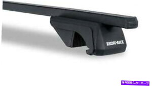 [tLA RhinobN19-22tBbgq_C03-15tBbg{{XC90ubN2o[[tbN Rhino Rack 19-22 Fits Hyundai Venue 03-15 Fits Volvo XC90 Black 2 Bar Roof Rack