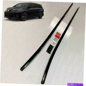 [tLA ׂĂ̐Vg^VGi2021-2023[t[lW̃CXg[ɍ[tbN Black Roof Rack fits for All New Toyota Sienna 2021-2023 Roof Rail Screw Install