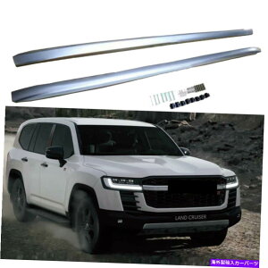 [tLA g^hN[U[LC300 2021 2022Vo[[t[o[pA~jE[tbN Aluminum Roof Rack for Toyota Land Cruiser LC300 2021 2022 Silver Roof Rail Bars
