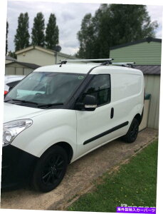 [tLA Fiat Doblo SWB 2010+bNA~jEANZT[ɍ[t[ +NXo[ Roof Rails + Cross Bars To Fit Fiat Doblo SWB 2010+ Rack Aluminium Accessories
