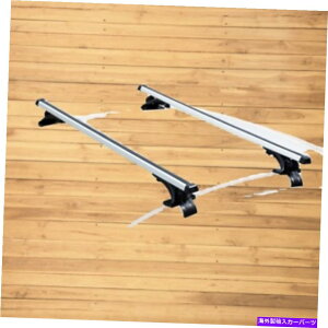���[�t�L�����A auxmart 48 ���[���Ȃ��̎ԗp�̃��[�t���b�N�V�X�e���i���̉����j - �A���~�j�E�� AUXMART 48 Roof Rack System for Cars Without Rails (Bare Roof) - Aluminum�y���s�A���i�z
