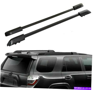 [tLA g^4runner 2010-2021וo[ubNi2pc/setj̃[tbNTCh[tBbg Roof Rack Side Rail Fits For Toyota 4Runner 2010-2021 Luggage Bar Black(2pc/set)