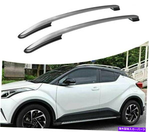 [tLA 2017-20222PCSK 2Pcs Fits for 2017-2022 Toyota C-HR CHR Aluminum Roof Rail Racks Side Rail Bar
