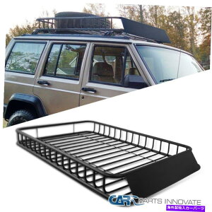 [tLA jo[TJ[SUVogxz_[[tbNgbvווLAoXPbg Universal Car SUV Van Travel Holder Roof Rack Top Luggage Cargo Carrier Basket