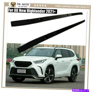 [tLA g^nC_[XU70 2020-2022וLAo[ubNɓKĂ郋[tbN Roof Rack Fits For Toyota Highlander XU70 2020-2022 Luggage Carrier Bar Black