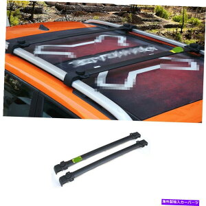 [tLA 2015-2021 Jeep Renegade Aluminium Black Top Roof Rack Luggage Carrier Rail For 2015-2021 Jeep Renegade Aluminum Black Top Roof Rack Luggage Carrier Rail