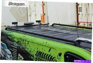 [tLA [t[ +ubNNXo[m[gtBbN2002-2014 SWBX`[ubN Roof Rails + BLACK Cross Bars To Fit Renault Trafic 2002 - 2014 SWB Steel black