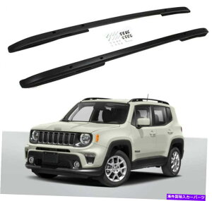 [tLA 2PCSA~jE[t[bNTCh[o[W[vlQ[h2015-2022ɓK 2Pcs Aluminum Roof Rail Racks Side Rail Bars Fits for Jeep Renegade 2015-2022