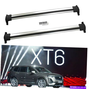 [tLA 2PCS[tbNNXo[NXo[LAA~jELfbNXT6 2019+ɃtBbg 2Pcs Roof Rack Cross Bars Crossbar Carrier Aluminum Fit for Cadillac XT6 2019+