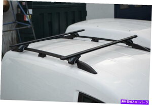 [tLA [t[ +NXo[ +[hXgbvVWLfB}LV[2015-2021 LWB -Black Roof Rails + Cross Bars + Load Stops To Fit VW Caddy Maxi 2015-2021 LWB - BLACK