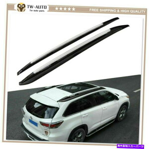 [tLA 2PCS[t[[tbNTCh[o[Highlander Kluger 2014-2019ɓK 2Pcs Roof Rail Roof Racks Side Rail Bars Fits for Highlander Kluger 2014-2019