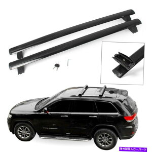 [tLA 2011-2018̃gbv[tbNNXo[ݕוW[vOh`FL[ubN Top Roof Rack Cross Bar Cargo Luggage for 2011-2018 Jeep Grand Cherokee Black