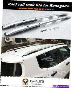 [tLA W[vlQ[h2015-2020NXo[LAɍ2PCS[t[LAbN 2PCS Roof Rail Carrier Rack fits for Jeep Renegade 2015-2020 cross bar carrier
