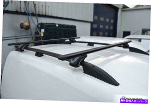 [tLA [t[ +NXo[ +׏d~tHNX[QLfBSWB 2010-2015ubN Roof Rails + Cross Bars + Load Stops To Fit Volkswagen Caddy SWB 2010-2015 BLACK