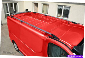 [tLA [t[ - ^ +NXo[ - ^CvBm[gtBbN2002-2014 LWBoɍ Roof Rails - Metal + Cross Bar - TYPE B To Fit Renault Trafic 2002-2014 LWB Van