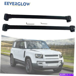 [tLA h[o[fBtF_[2020 2021 2022NXo[A~jEɓK[tbN Black Roof Racks Fit for Land Rover Defender 2020 2021 2022 Crossbars Aluminum