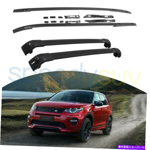 ���[�t�L�����A 4PCS US�u���b�N���[�t���[�����b�N�N���X�o�[�����h���[�o�[�f�B�X�J�o���[�X�|�[�c2015-2022 4PCS US Black Roof Rail Rack Cross Bar for Land Rover Discovery Sport 2015-2022�y���s�A���i�z