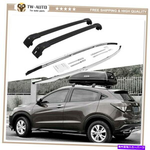 [tLA 4PCS[t[bNNXo[NXo[Honda Vezel HRV HR-V 2016-2021ɓKĂ܂ 4Pcs Roof Rail Rack Cross Bars Crossbars Fit for Honda Vezel HRV HR-V 2016-2021
