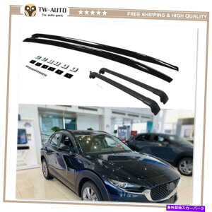 [tLA }c_CX-30 CX30 2020 2021[t[bNz_[NXo[NXo[ɓK4PC 4Pcs Fit for Mazda CX-30 CX30 2020 2021 Roof Rail Rack Holder Cross Bar Crossbar
