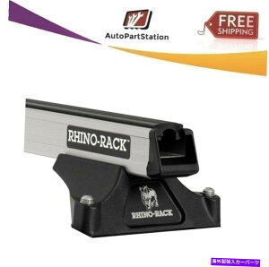 ���[�t�L�����A JA6208 RHINO���b�N�w�r�[�f���[�e�BRLTP���[�t���b�N�V�X�e��96-01�G�N�X�v���[���[�p�V���o�[ JA6208 Rhino Rack Heavy Duty RLTP Roof Rack System Silver For 96-01 Explorer