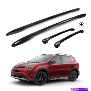 [tLA 4PCStBbg2013-2018g^RAV4 RAV-4[t[bNNXo[NXo[ 4Pcs Fits for 2013-2018 Toyota RAV4 RAV-4 Roof Rail Racks Cross Bars Crossbars