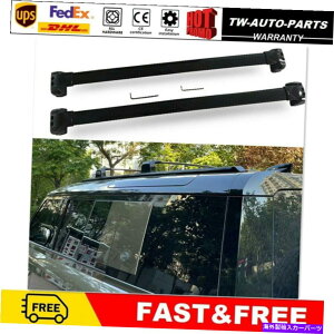 [tLA 2PCh[o[fBtF_[90 2d 2020 2021[tbNA~jENXo[ɓKĂ܂ 2PC Fit for Land Rover Defender 90 2D 2020 2021 Roof Rack Aluminum Cross Bar