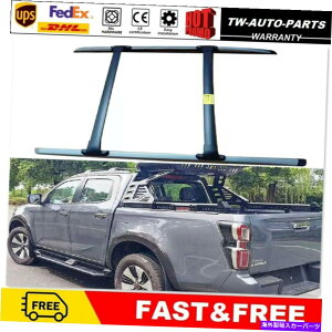 [tLA 4pcsɓKĂ̂isuzu d-max dmax 2020 2021 2022[t[bNNXo[NXo[ 4Pcs Fit for ISUZU D-MAX DMAX 2020 2021 2022 Roof Rail Rack Crossbars Cross Bars