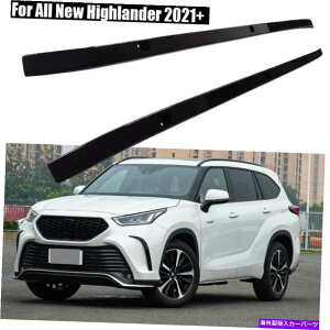 [tLA g^nC_[XU70 2020-2022וLAo[ubNɓKĂ郋[tbN Roof Rack Fits For Toyota Highlander XU70 2020-2022 Luggage Carrier Bar Black