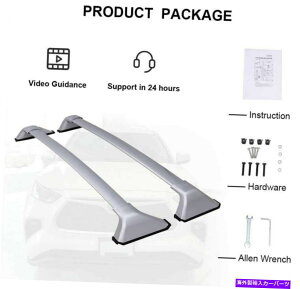 [tLA NXo[NXo[2020NɓK܂ Crossbar Cross bars Fits for 2020 2021 Highlander L LE Without Roof Rack