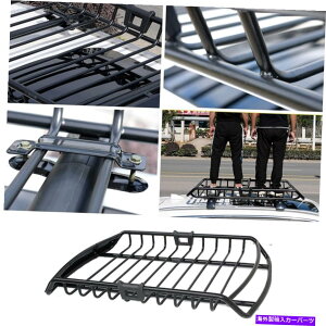 [tLA 64 ''jo[T[tbNGNXeVJ[SJ[gbvוLAoXPbgz_[ 64'' Universal Roof Rack Extension Cargo Car Top Luggage Carrier Basket Holder