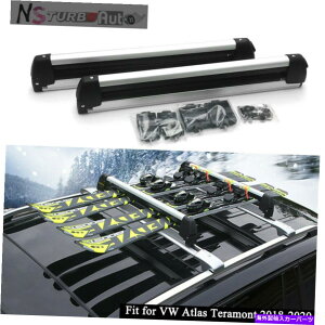 [tLA XL[Xm[{[h[t}EggbvLAbNVW ATLAS TERAMONT 2018-2020̃tBbg Ski Snowboard Roof Mounted Top Carrier Rack fits for VW Atlas Teramont 2018-2020