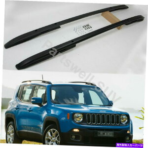 [tLA W[vlQ[h2015-2021[t[[tbNTCh[o[ɓK2PC 2pcs Fit for Jeep Renegade 2015-2021 roof rails Roof Rack Side Rail Bars