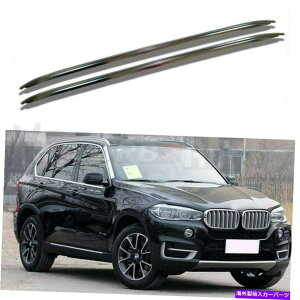[tLA 2PCSVo[tBbgBMW X5 F15 2014-2018A~jE[t[bNTCh[o[ 2Pcs Silver Fits for BMW X5 F15 2014-2018 Aluminum Roof Rail Rack Side Rail Bar