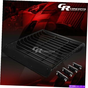 [tLA 53 "x 43"[tbNgbvݕוLAoXPbg+̃tFAO/ftN^[ubN 53"X 43"ROOF RACK TOP CARGO LUGGAGE CARRIER BASKET+WIND FAIRING/DEFLECTOR BLACK