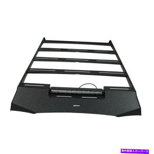 ���[�t�L�����A �g���^�^�R�}2005-2022 4DR�̂��߂�LED���C�g�o�[�t���X�^�C���b�V���ȃ��[�t���b�N�ݕ��A���Ǝ� Stylish Roof Rack Cargo Carrier w/LED Light Bar for Toyota Tacoma 2005-2022 4Dr�y���s�A���i�z